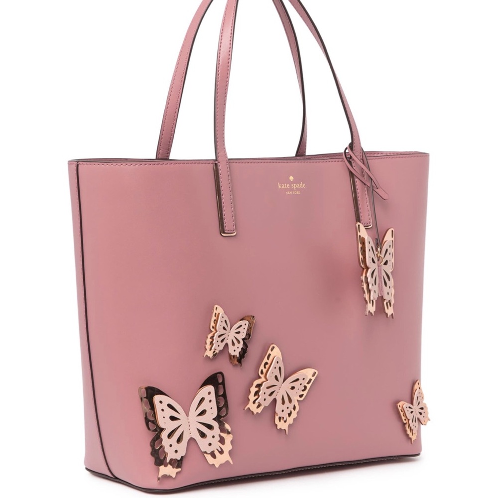 ‼️SOLD‼️ Kate Spade Leather Tote Bag - Picture 4 of 5